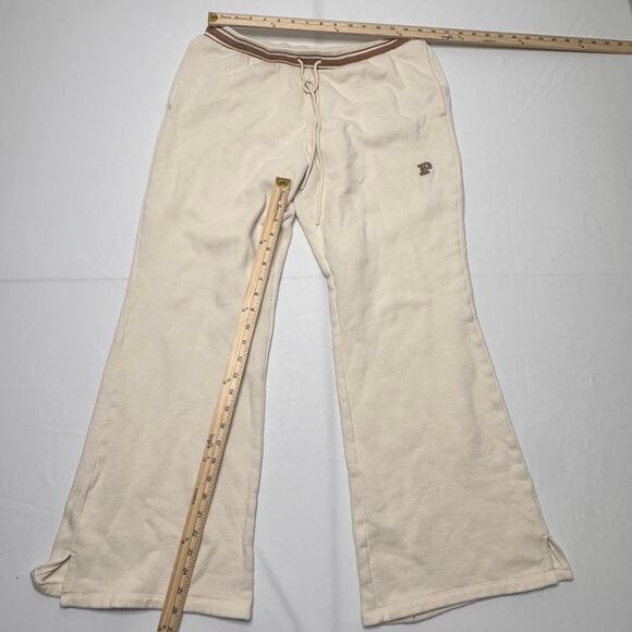 PINK Victorias Secret Size L Cream Pink Ivy Split Flared Super Comfy Stretchy - Picture 3 of 4